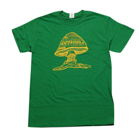 Allman Brothers Band Original Shroom Tee Green