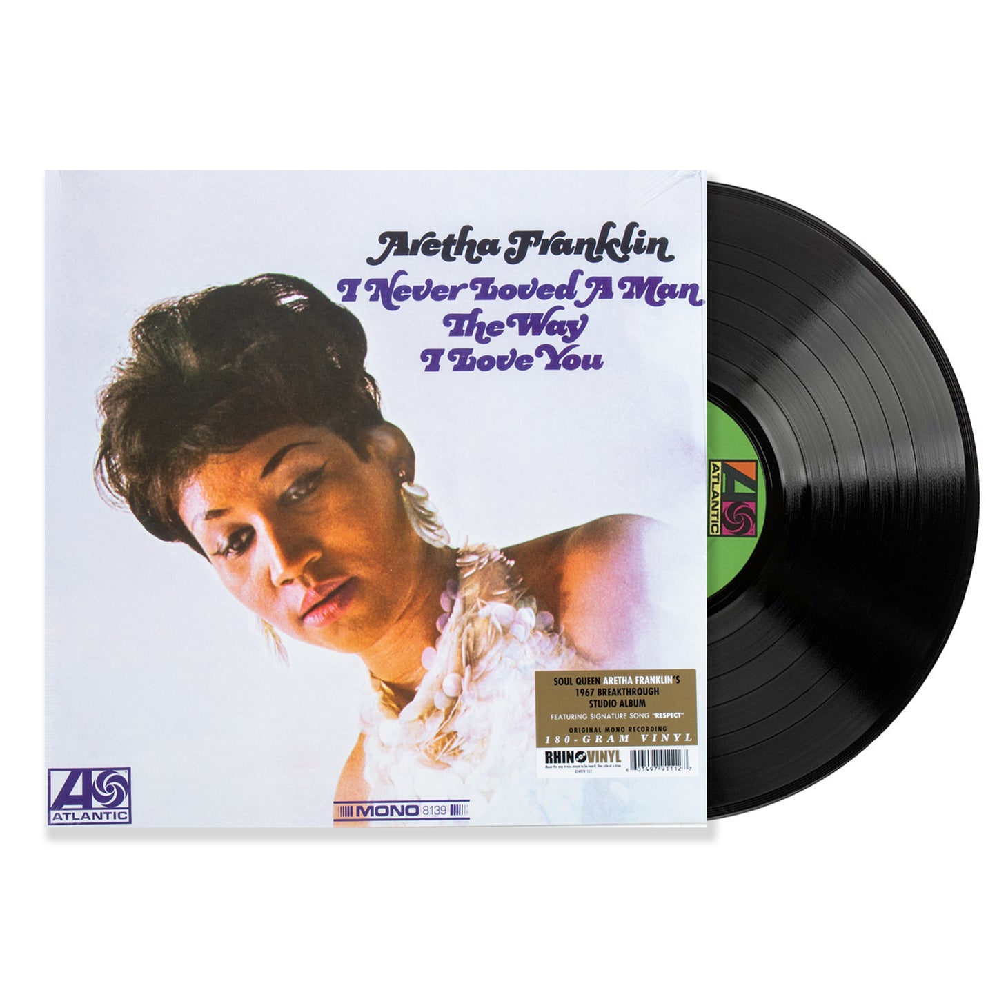 ARETHA FRANKLIN - I NEVER LOVED A MAN THE WAY I LOVE YOU Mono (180 Gram) Vinyl