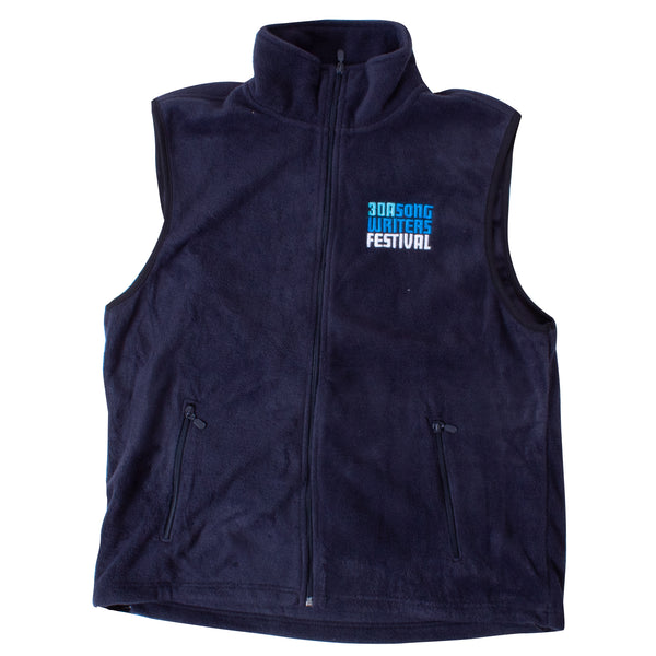 30ASWF Mens Navy Fleece Vest