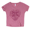 30ASWF Ladies Mauve Music Lovers Tee