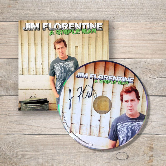 Jim Florentine A Simple Man CD Autographed