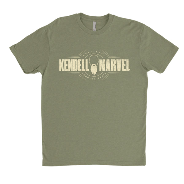KENDELL MARVEL - Country Music Tee GREEN