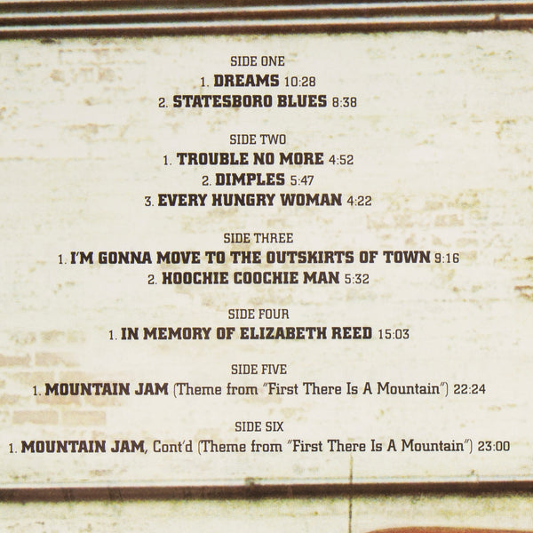 ALLMAN BROTHERS BAND Live At Ludlow Garage - 1970 [3 LP]