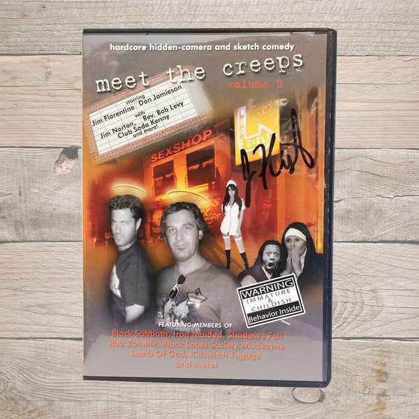 Jim Florentine Meet The Creeps 2 DVD Autographed