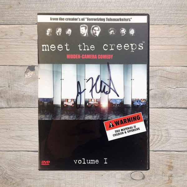 Jim Florentine Meet The Creeps DVD Autographed