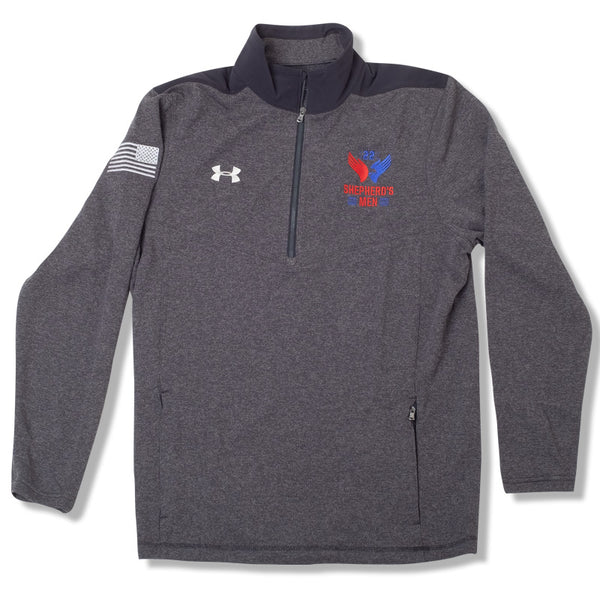 Shepherd's Men UA Quarter Zip Pullover Charcoal