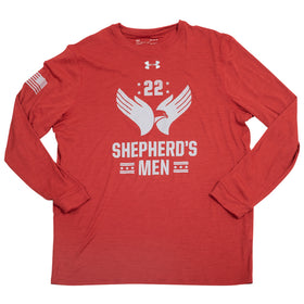 Shepherd's Men - MENS UA Heatgear Long Sleeve Red