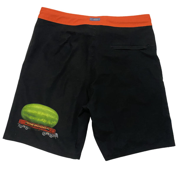 Eat A Peach Board Shorts