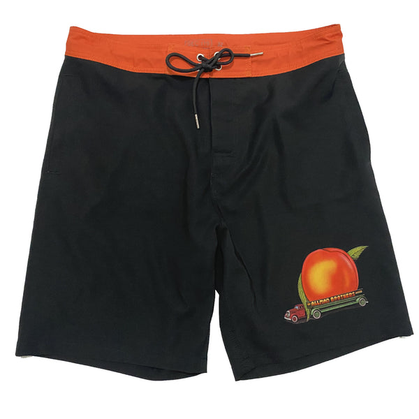 Eat A Peach Board Shorts