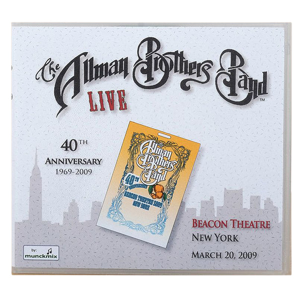 The Allman Brothers 40th Beacon NYC March 20 2009 CD