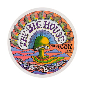 The Big House Round Mushroom Sticker