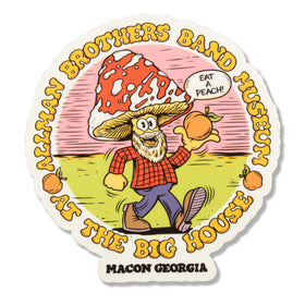 Big House Mushroom Man Sticker