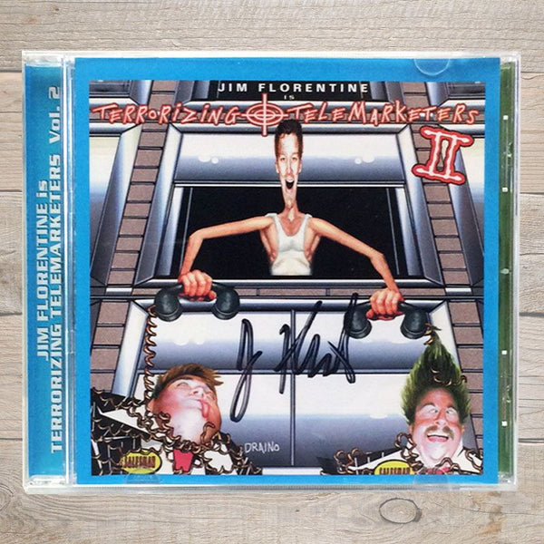 Jim Florentine Terrorizing Telemarketers 2 CD Autographed