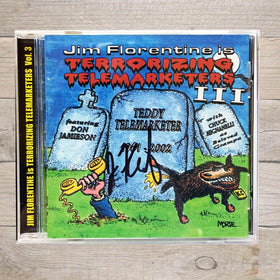 Jim Florentine Terrorizing Telemarketers 3 CD Autographed