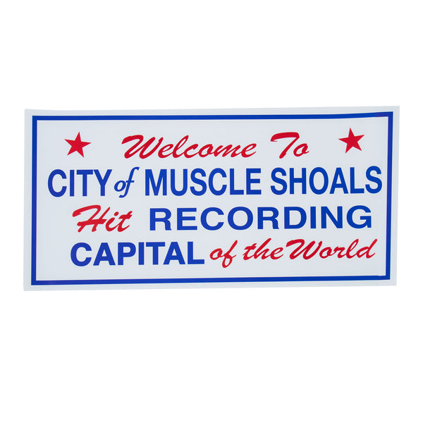 Welcome to Muscle Shoals Poster D30