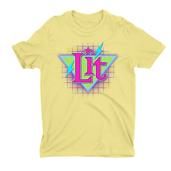 LIT YELLOW NEON LOGO TEE