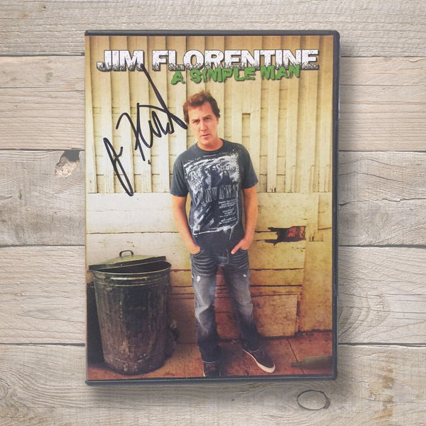 Jim Florentine A simple man DVD Autographed