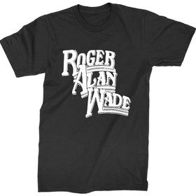 Roger Alan Wade Logo on Black Tee