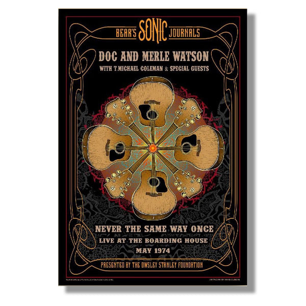 OSF Doc & Merle Watson Poster – Signed and numbered run of 200
