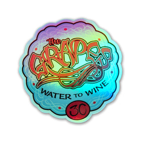 The Grapes Water to Wine Holographic Sticker