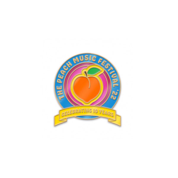 ENAMEL PIN THE PEACH 10 YEARS