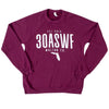 30ASWF Maroon Crewneck Sweatshirt