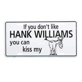 Hank Jr License Plate
