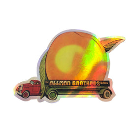 ALLMAN BROTHERS BAND EAT A PEACH HOLOGRAPHIC STICKER