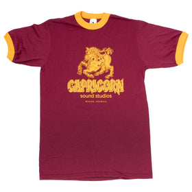 Maroon Capricorn Studios Ringer Tee