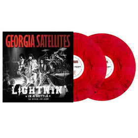 GEORGIA SATELLITES LIGHTNIN IN A BOTTLE Double Smoke Red Vinyl