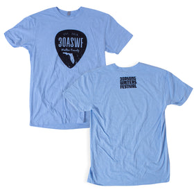 30ASWF Heather Blue Guitar Pick Tee