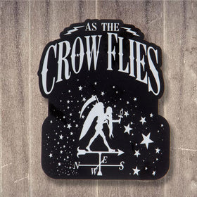 As The Crow Flies Ankh and Stars  Sticker