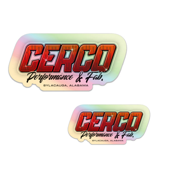Cerco Holographic Sticker Pack
