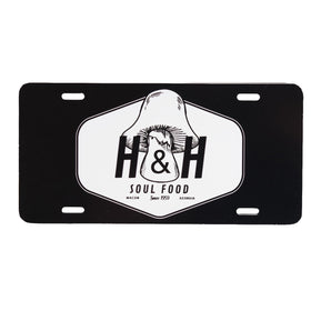 H AND H SOUL FOOD LICENSE PLATE