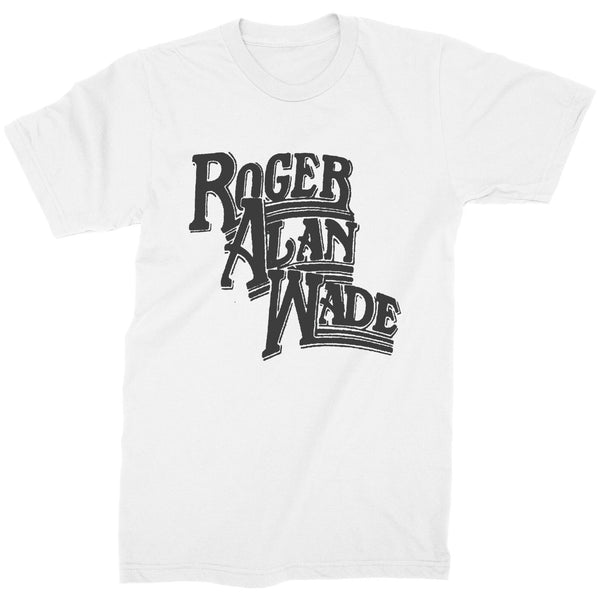 Roger Alan Wade Logo on White Tee